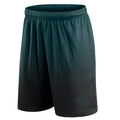 Basketball Shorts Gradient Elastic Drawstring Outdoor Sport Blackish green Shorts