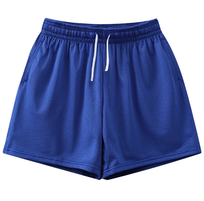 Men Casual Basketball Shorts Running Sports Breathable Outdoor Blue Shorts